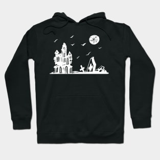 Creepy Halloween Castle Hoodie